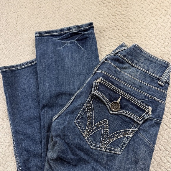 Wrangler Denim - Wrangler Denim Cowgirl Jeans Tall Juniors 1/2X34 (27x34) Flap Pocket Western